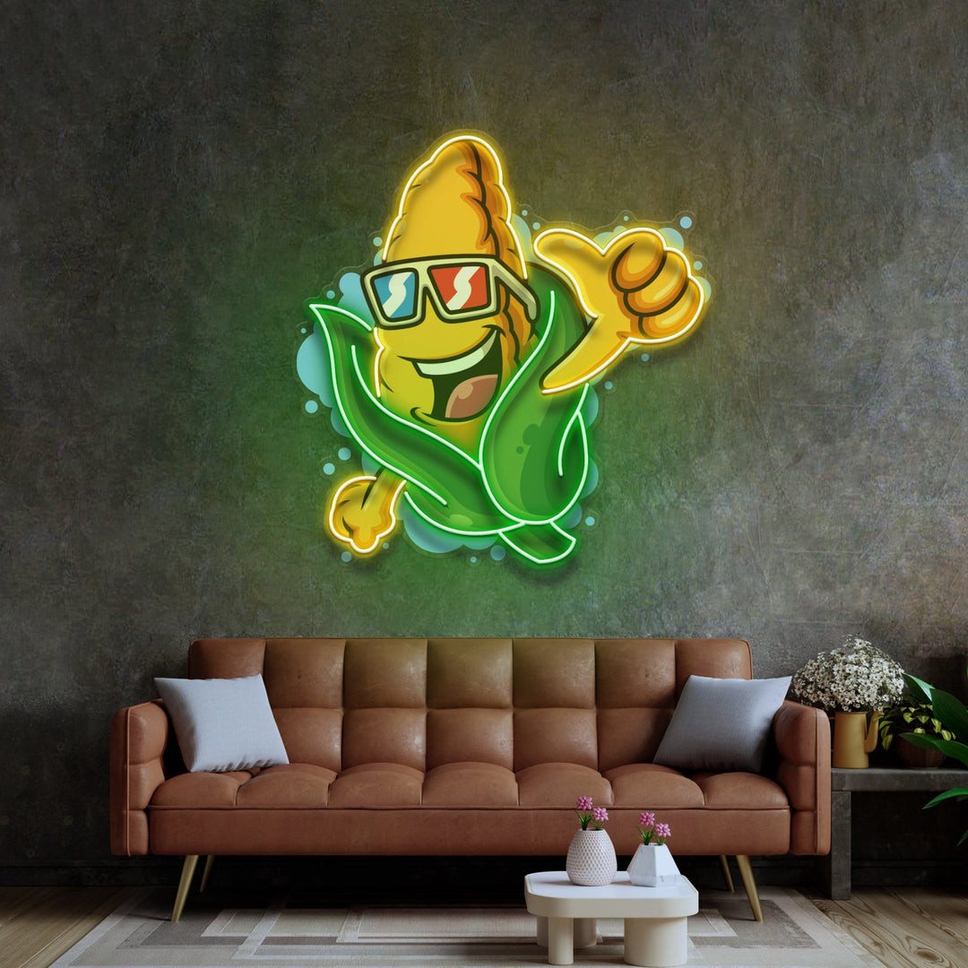 Cool Corn LED Neon Sign Light Pop Art