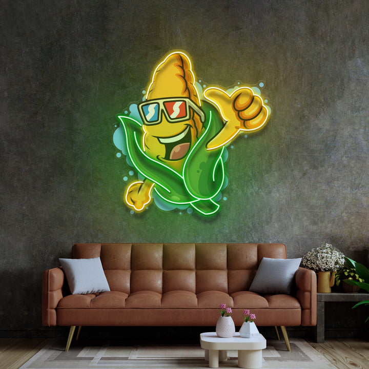 Cool Corn LED Neon Sign Light Pop Art