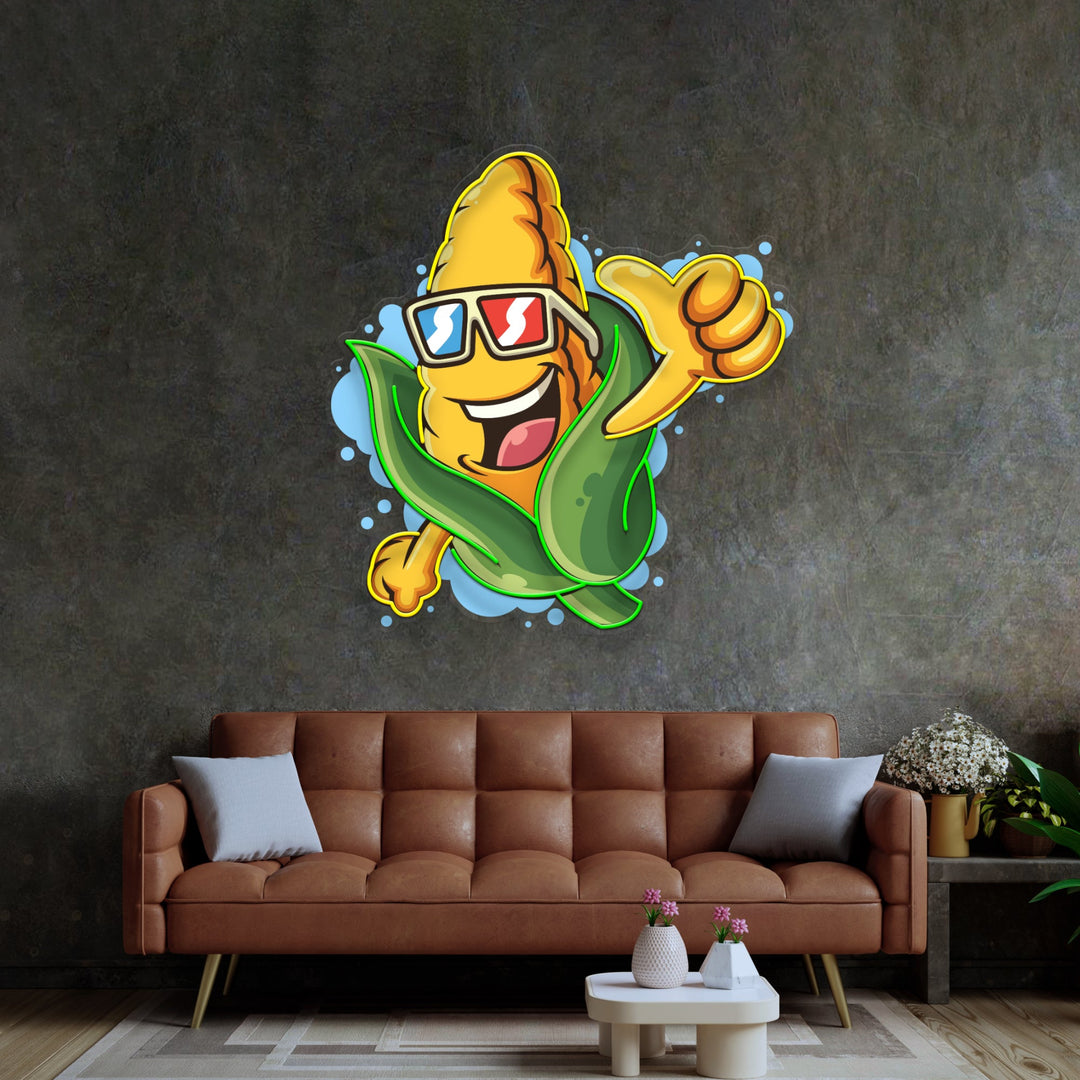 Cool Corn LED Neon Sign Light Pop Art