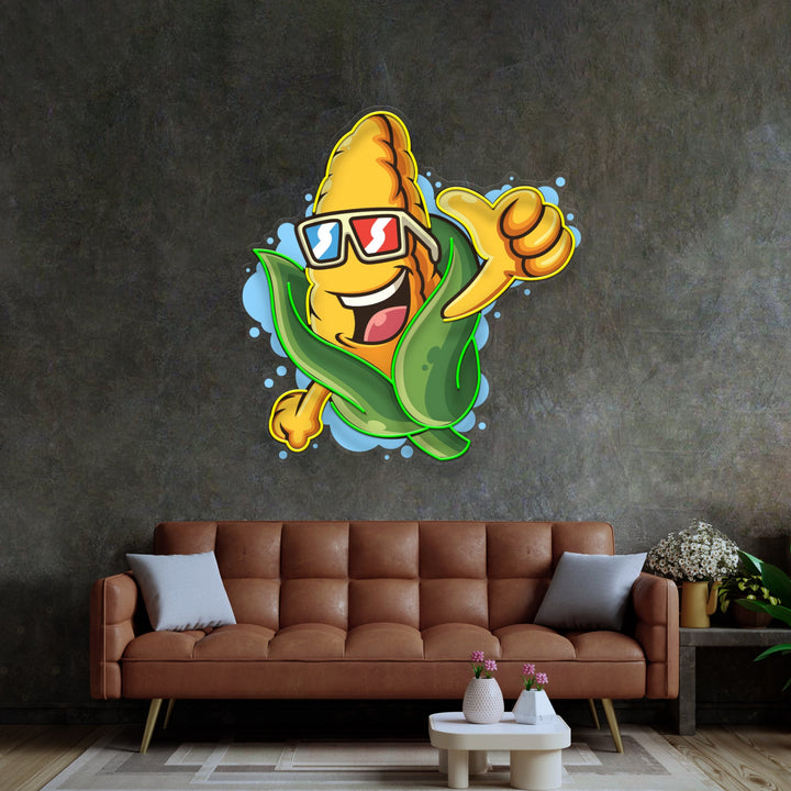 Cool Corn LED Neon Sign Light Pop Art