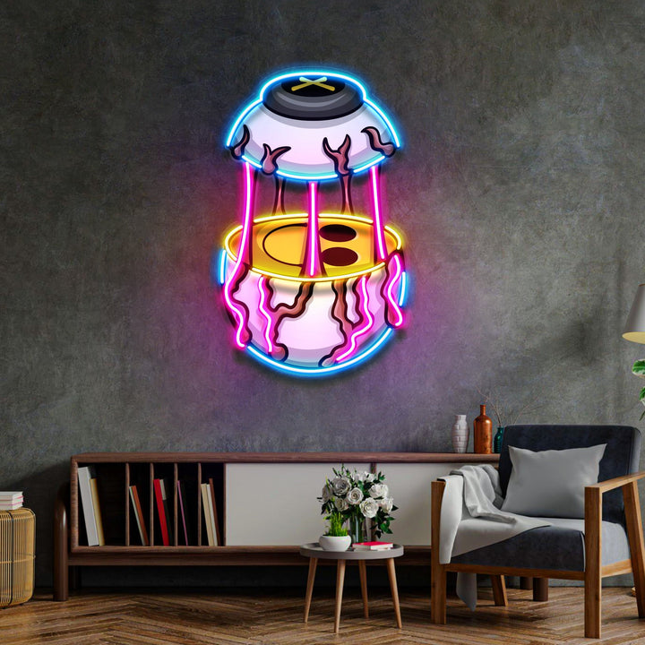Eyes Emoticon Streetwear LED Neon Sign Light Pop Art