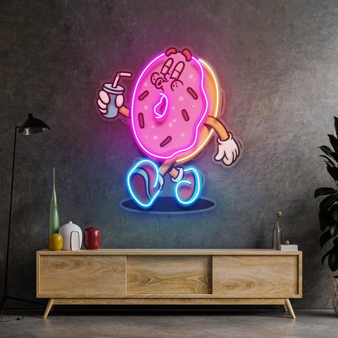 Donut Trendy Retro LED Neon Sign Light Pop Art