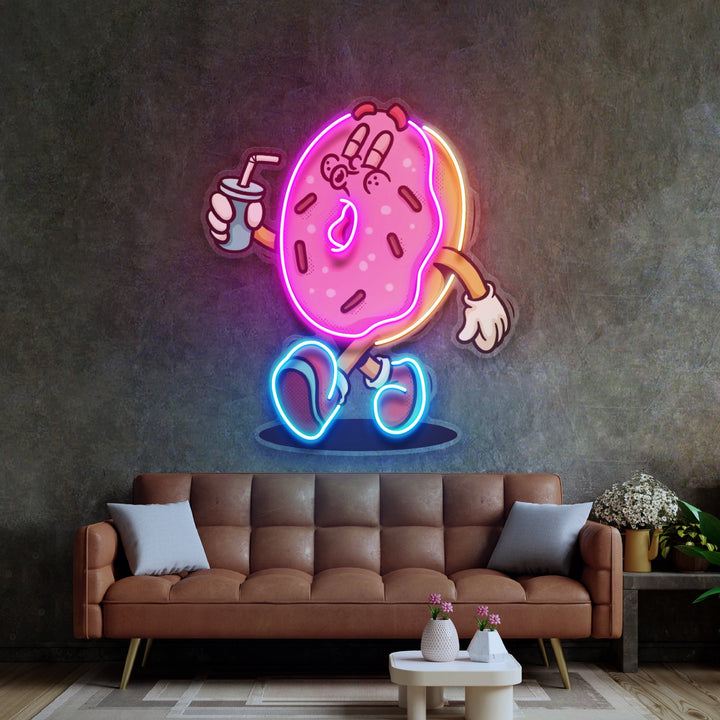 Donut Trendy Retro LED Neon Sign Light Pop Art