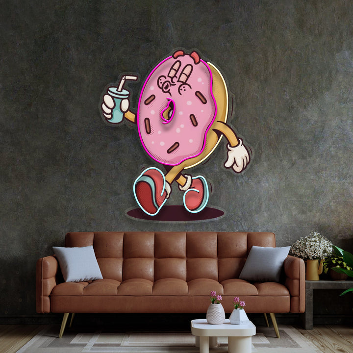 Donut Trendy Retro LED Neon Sign Light Pop Art