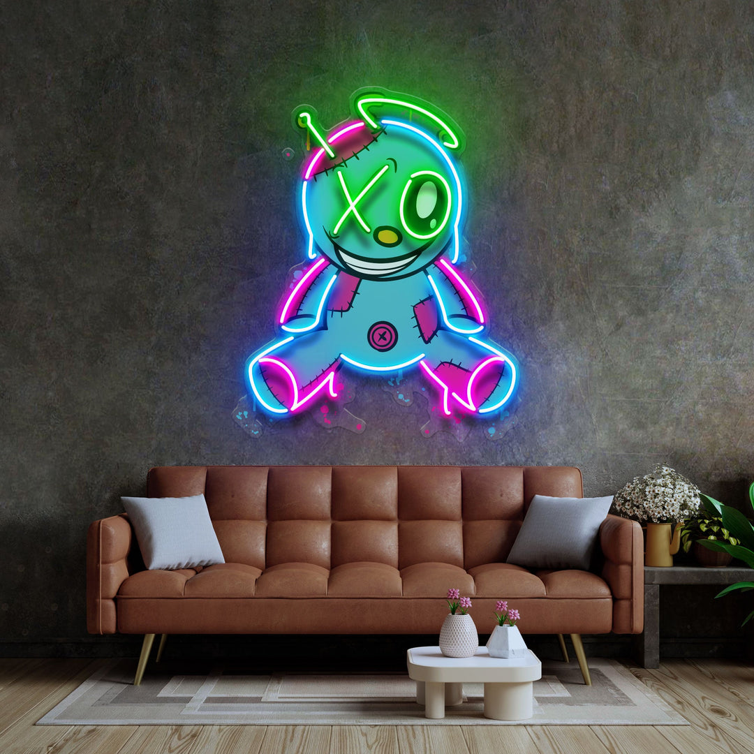 Graffiti Doll LED Neon Sign Light Pop Art