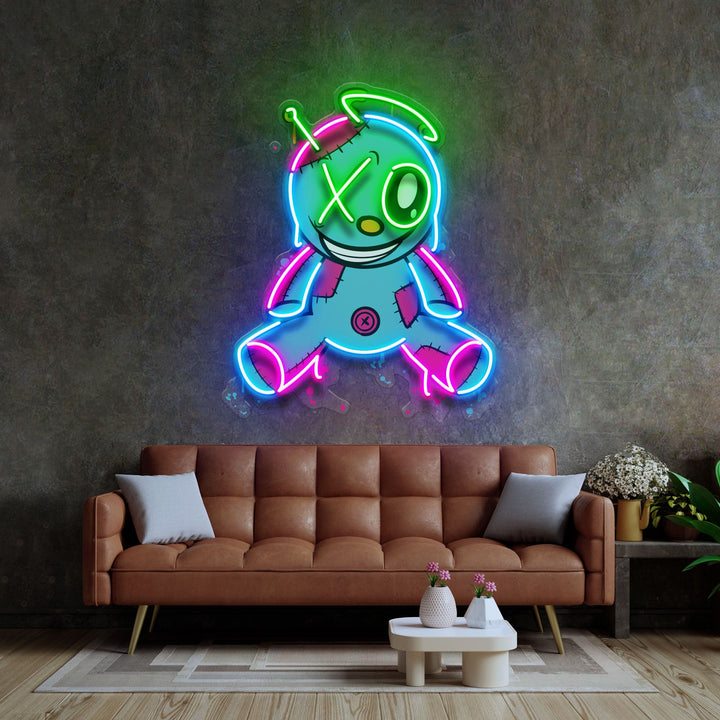 Graffiti Doll LED Neon Sign Light Pop Art