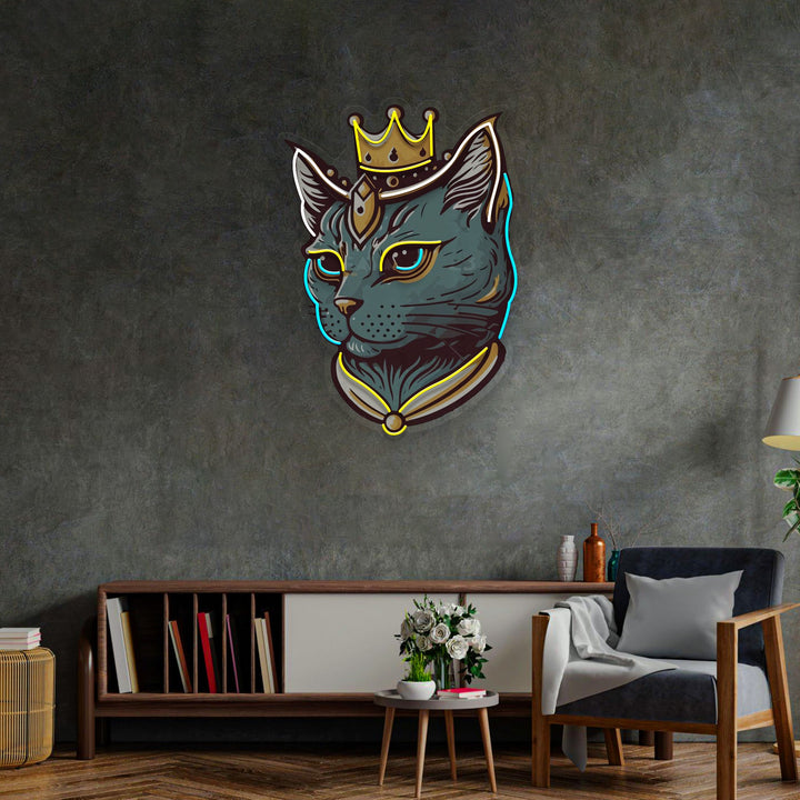 King Cat LED Neon Sign Light Pop Art