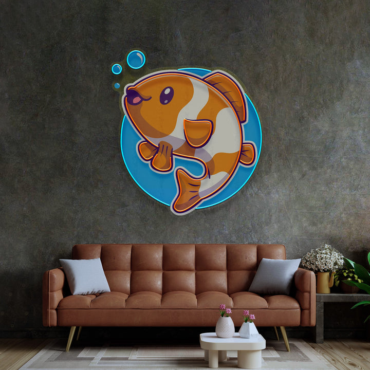 Cute Clownfish LED Neon Sign Light Pop Art