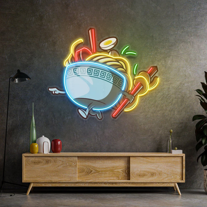 Ramen Bowl LED Neon Sign Light Pop Art