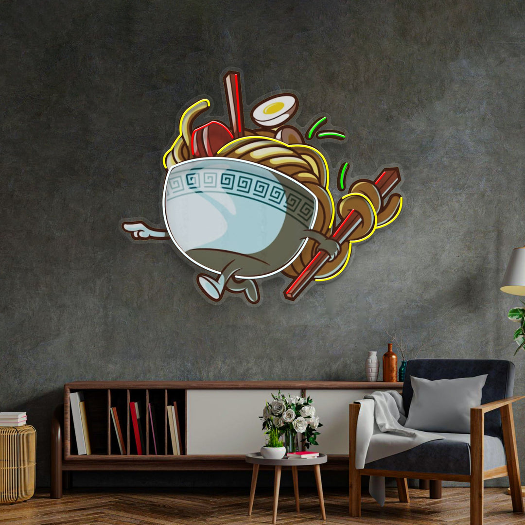 Ramen Bowl LED Neon Sign Light Pop Art