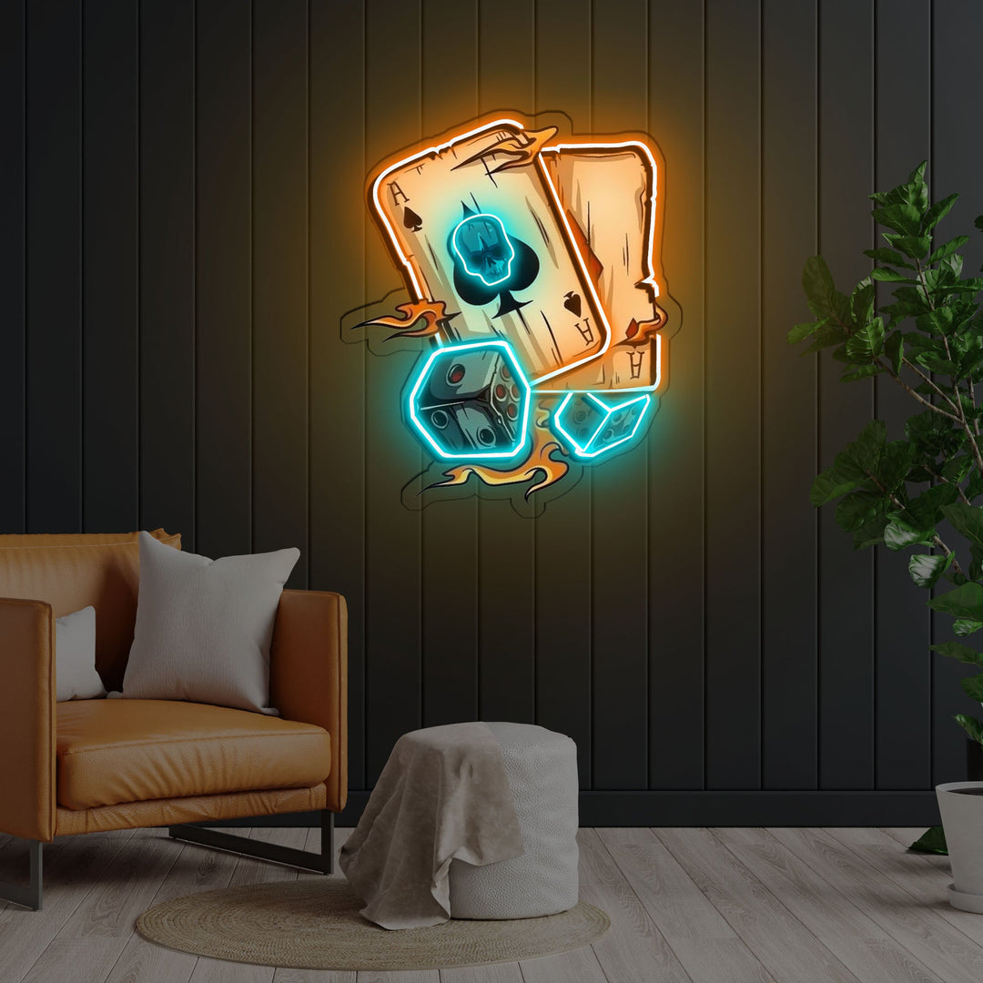 Ace Neon x Acrylic Artwork