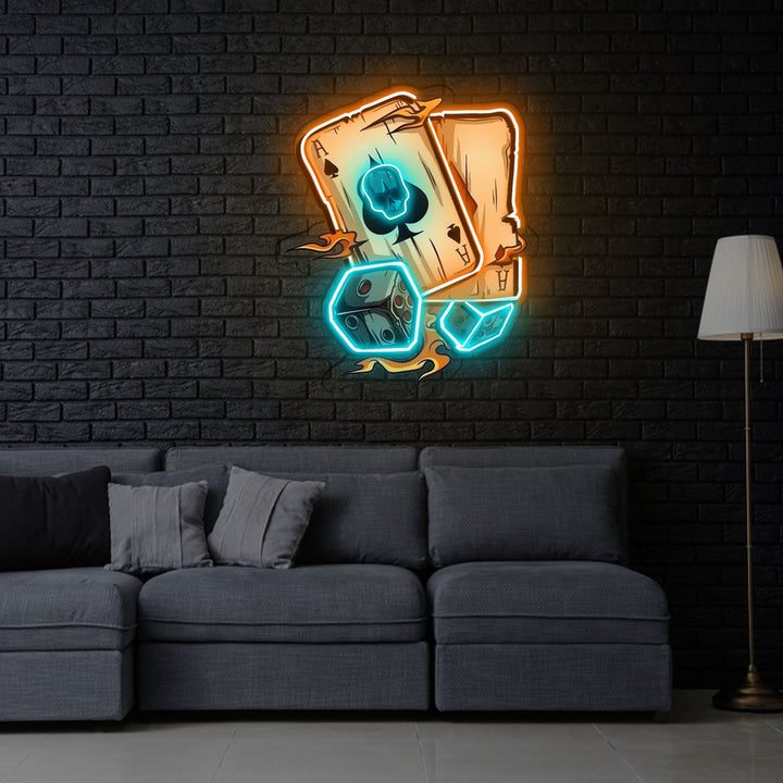 Ace Neon x Acrylic Artwork