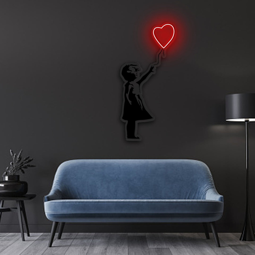 "Don't Let Go" Neon x Acrylic Artwork