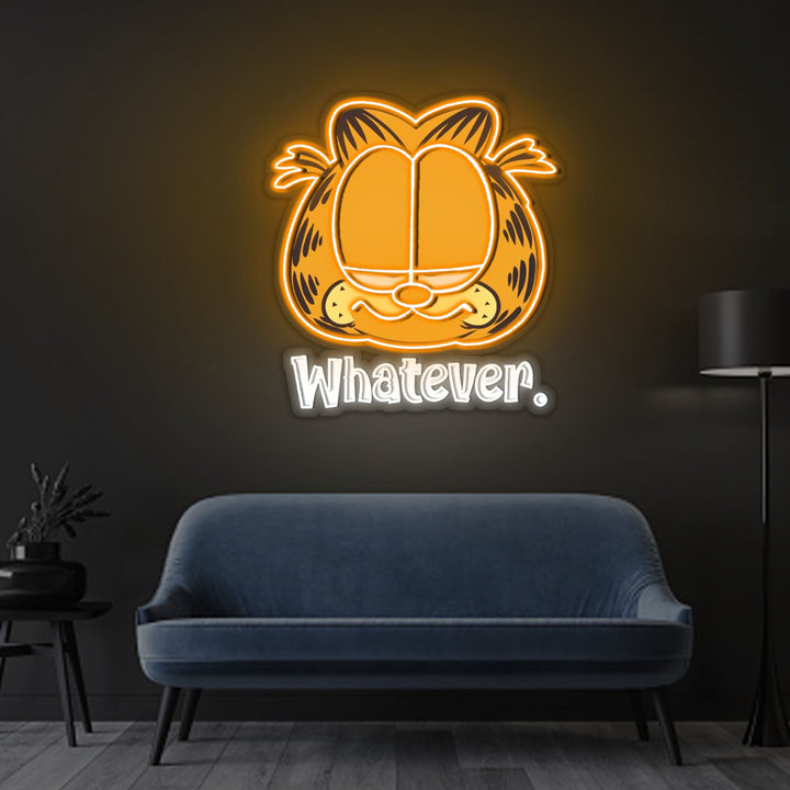 GF Whatever Neon Sign x Acrylic Artwork