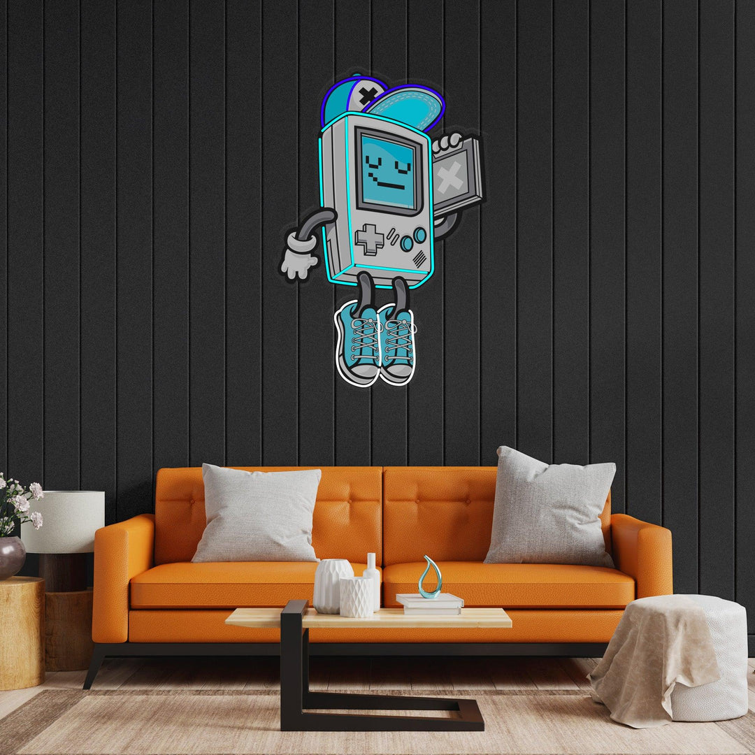 Gameboy Led Neon Acrylic Artwork