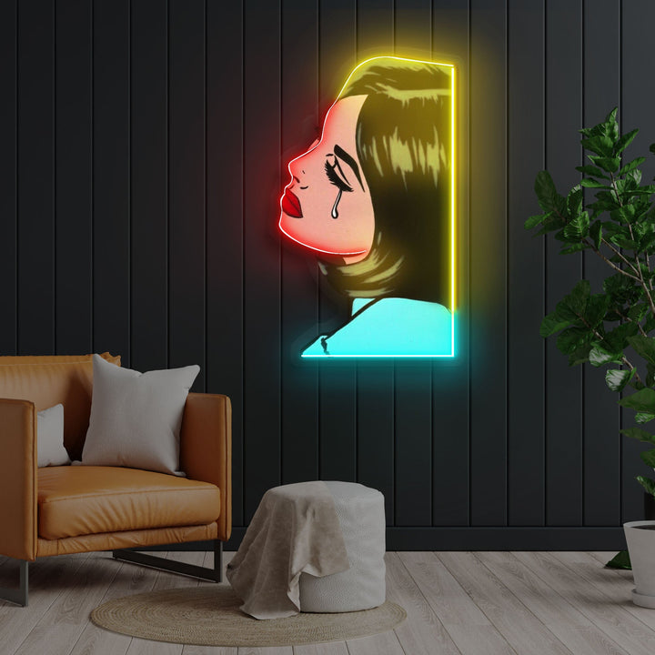 "Life is Tragic" Neon x Acrylic Artwork