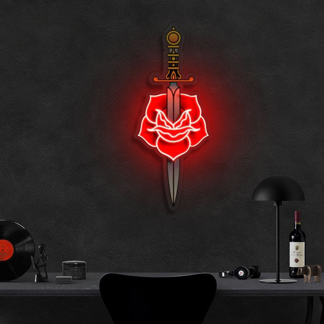 "Love Hurts" Neon x Acrylic Artwork