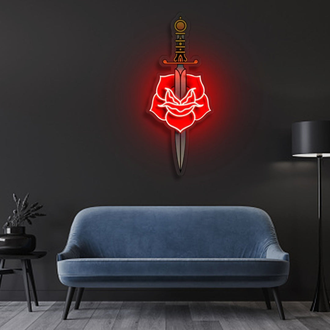 "Love Hurts" Neon x Acrylic Artwork