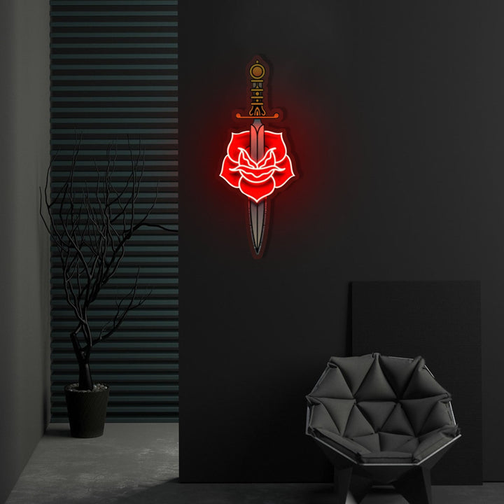 "Love Hurts" Neon x Acrylic Artwork