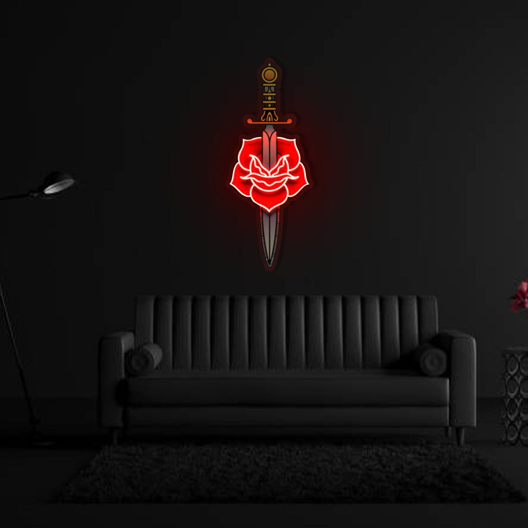 "Love Hurts" Neon x Acrylic Artwork