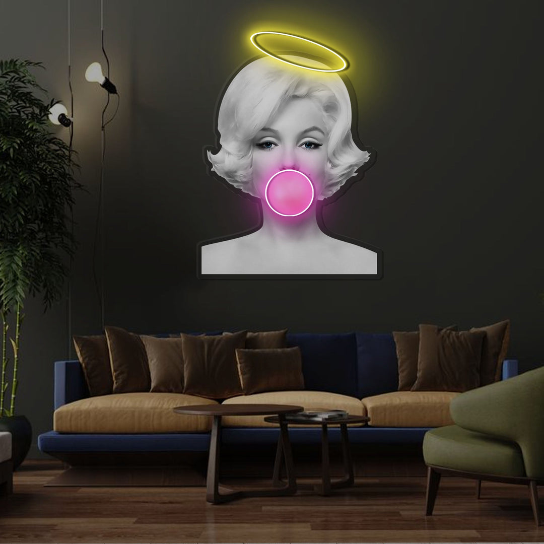 "Queen of The Cinema" Neon x Acrylic Artwork