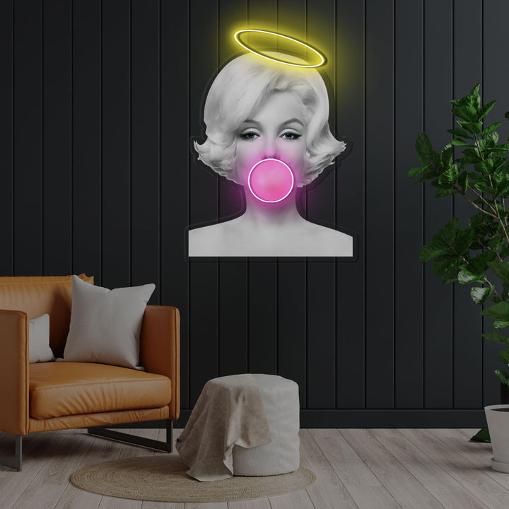 "Queen of The Cinema" Neon x Acrylic Artwork