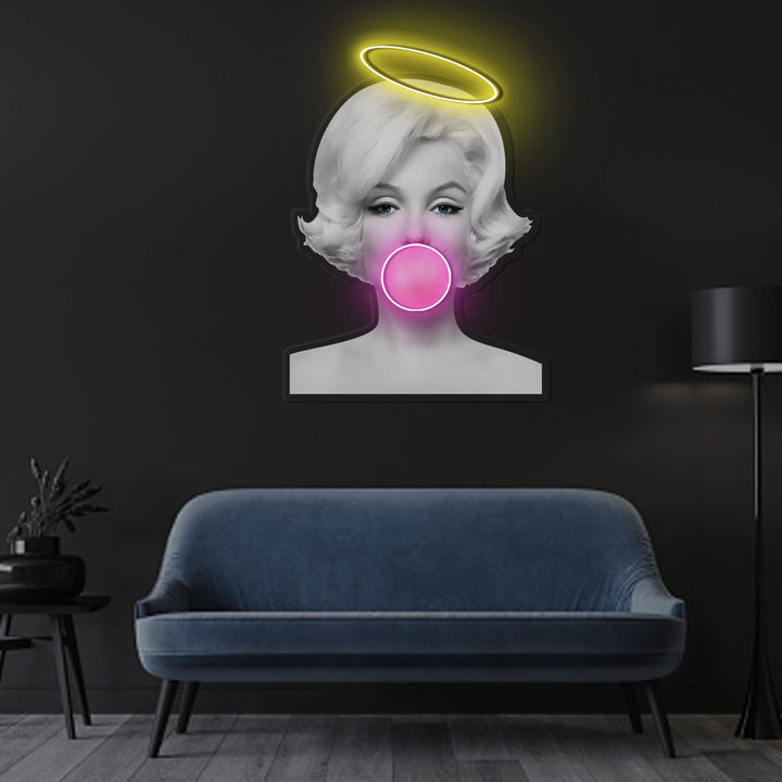 "Queen of The Cinema" Neon x Acrylic Artwork