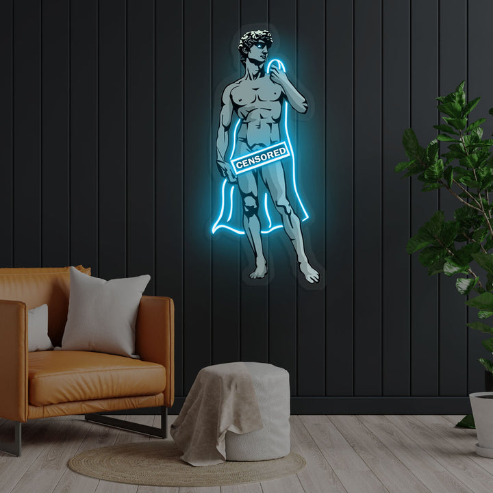 "Shameless David" Neon x Acrylic Artwork