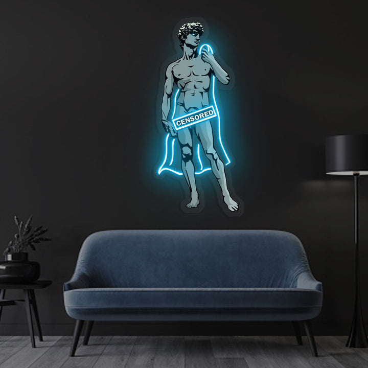 "Shameless David" Neon x Acrylic Artwork