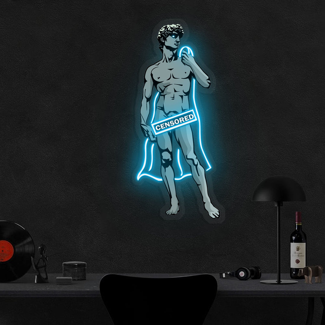 "Shameless David" Neon x Acrylic Artwork