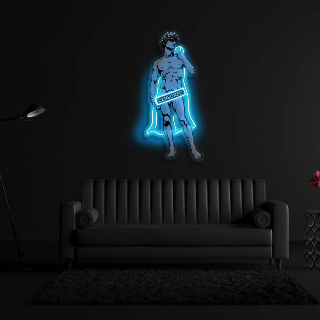 "Shameless David" Neon x Acrylic Artwork