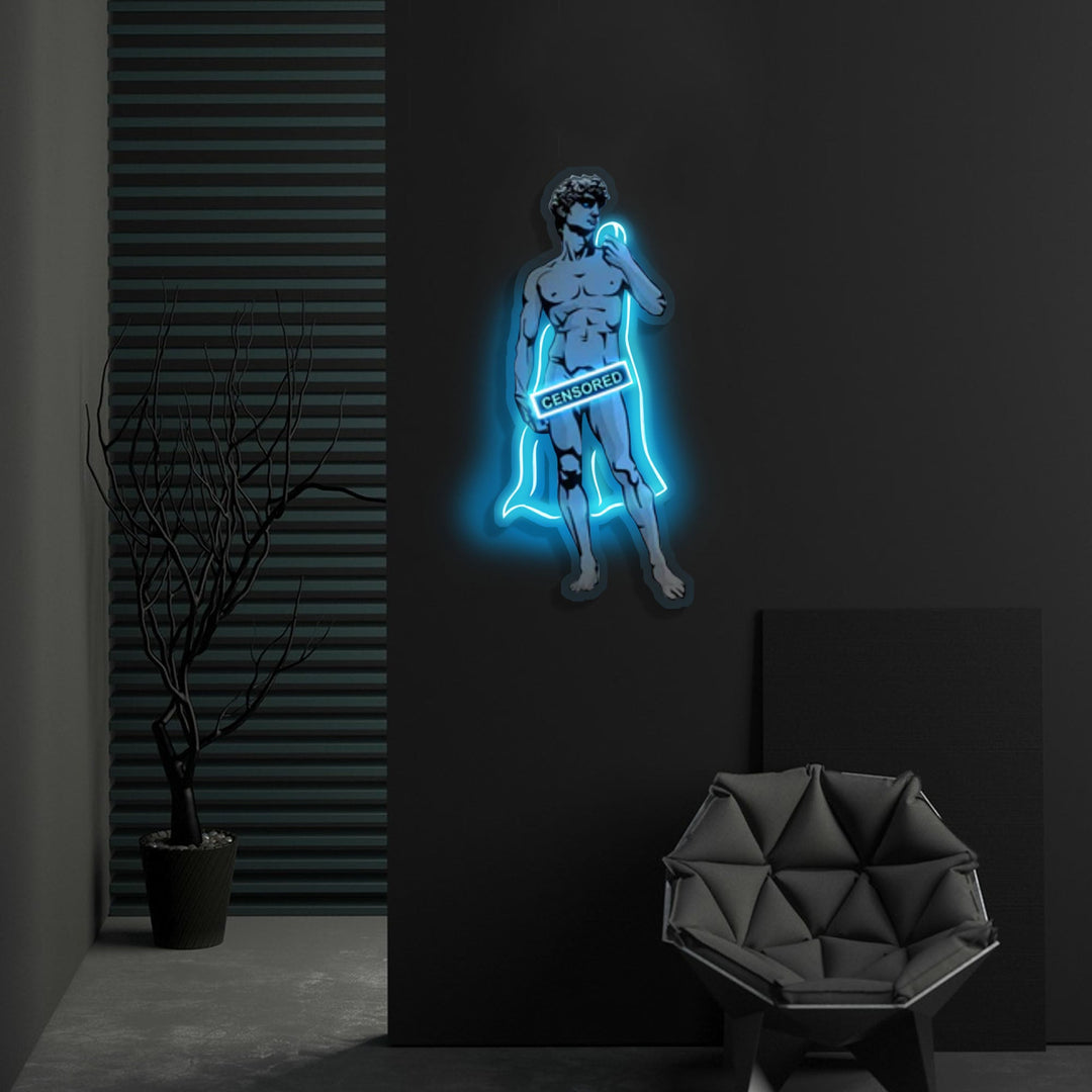 "Shameless David" Neon x Acrylic Artwork