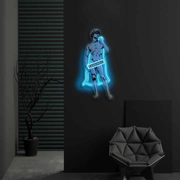 "Shameless David" Neon x Acrylic Artwork