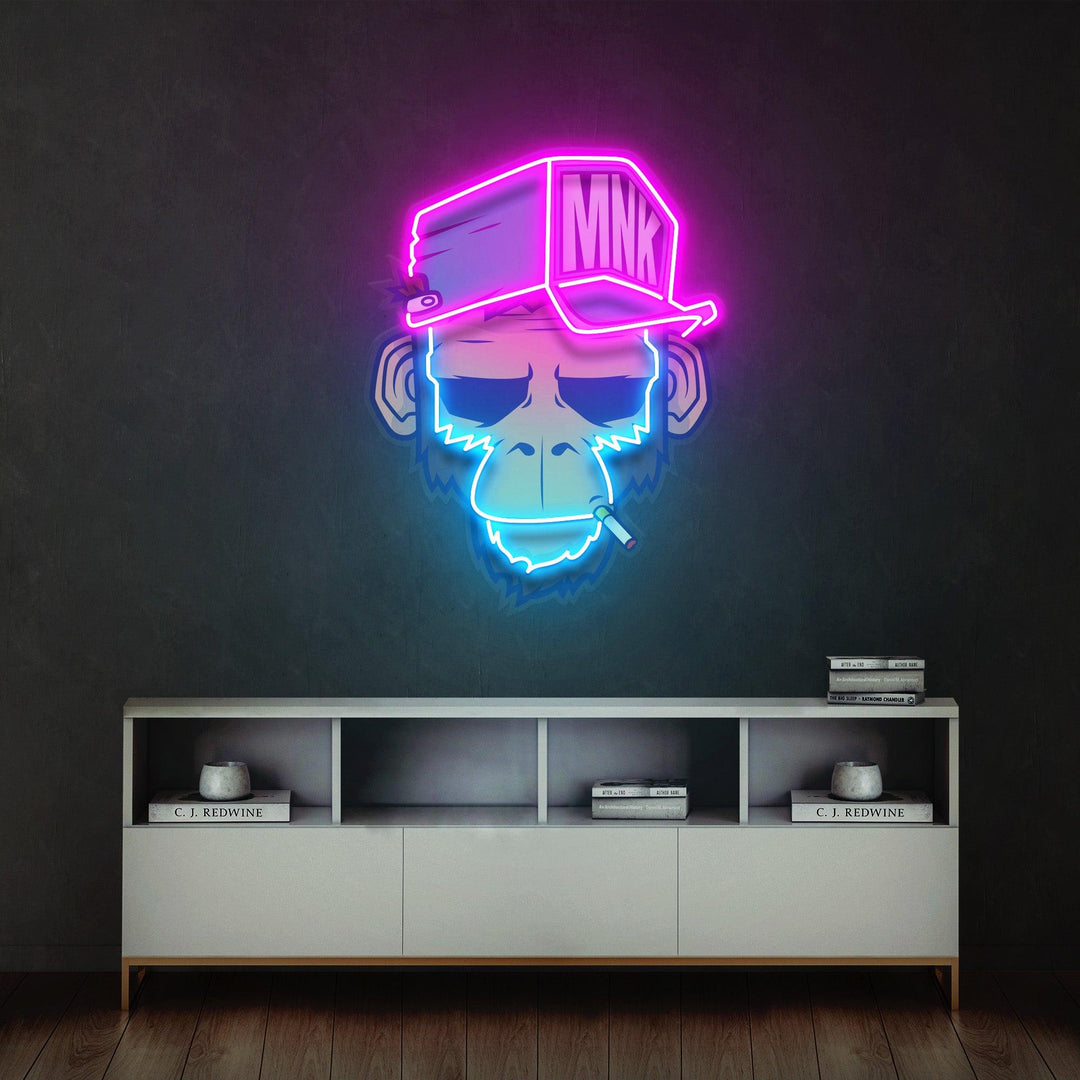Spoiled Monkey Led Neon Acrylic Artwork