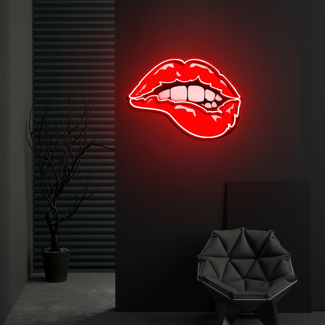 "Taste of Your Lips" Neon x Acrylic Artwork