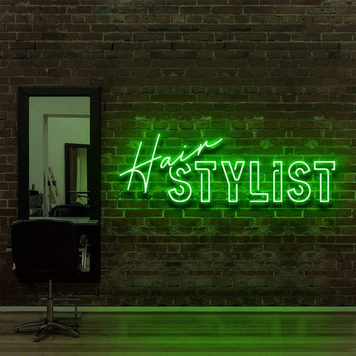 "Hair Stylist" Neon Sign for Hair Salons & Barbershops