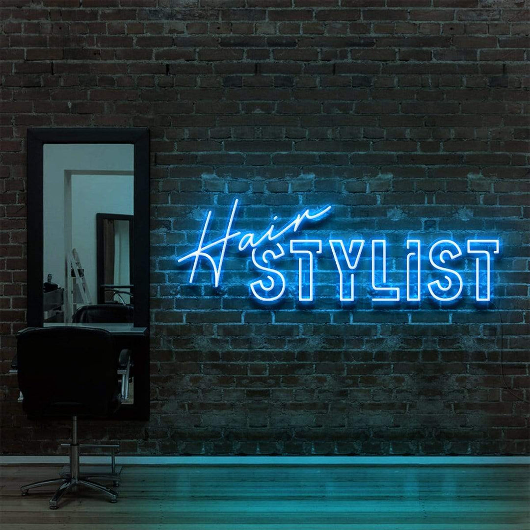 "Hair Stylist" Neon Sign for Hair Salons & Barbershops