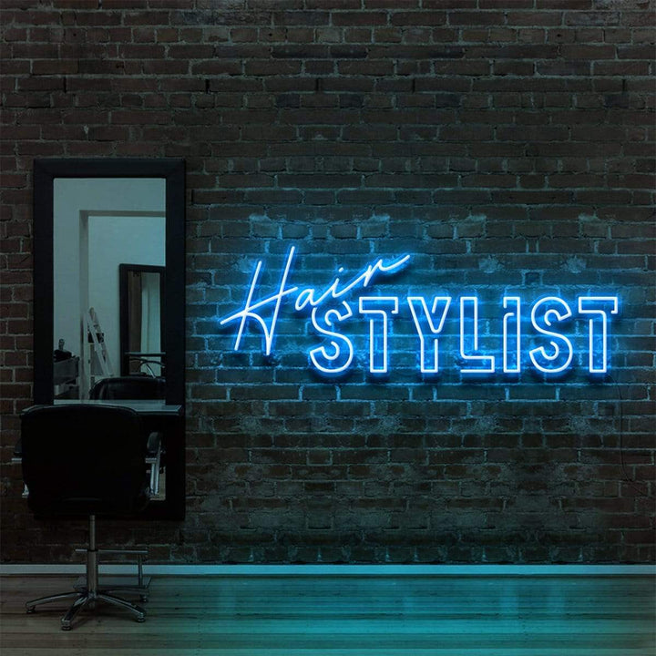"Hair Stylist" Neon Sign for Hair Salons & Barbershops