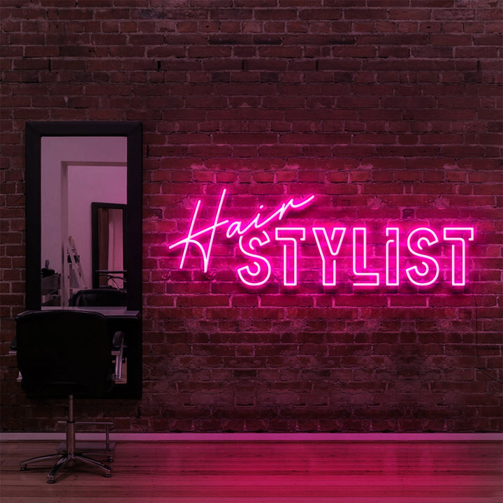"Hair Stylist" Neon Sign for Hair Salons & Barbershops