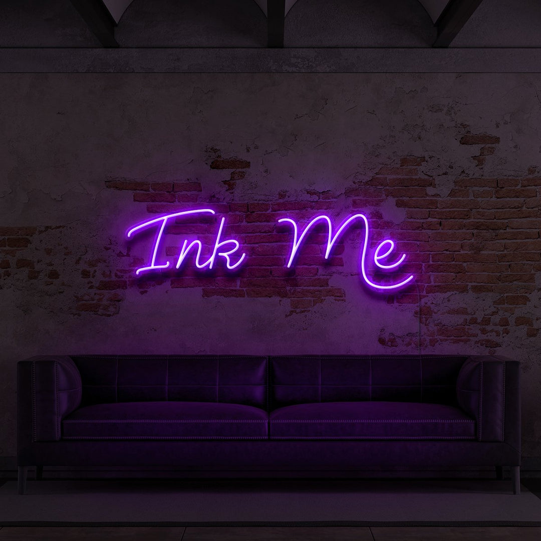 "Ink Me" Neon Sign for Tattoo Parlours