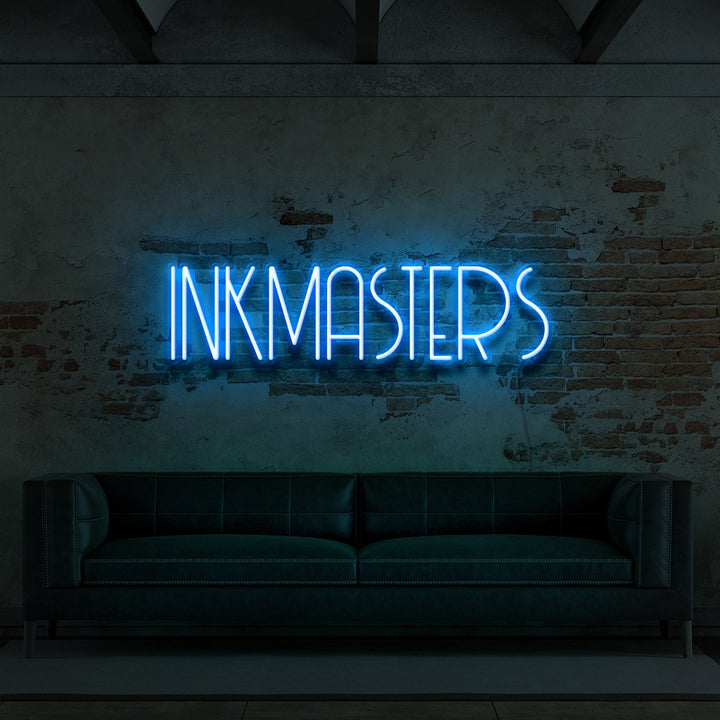 "Inkmasters" Neon Sign for Tattoo Parlours