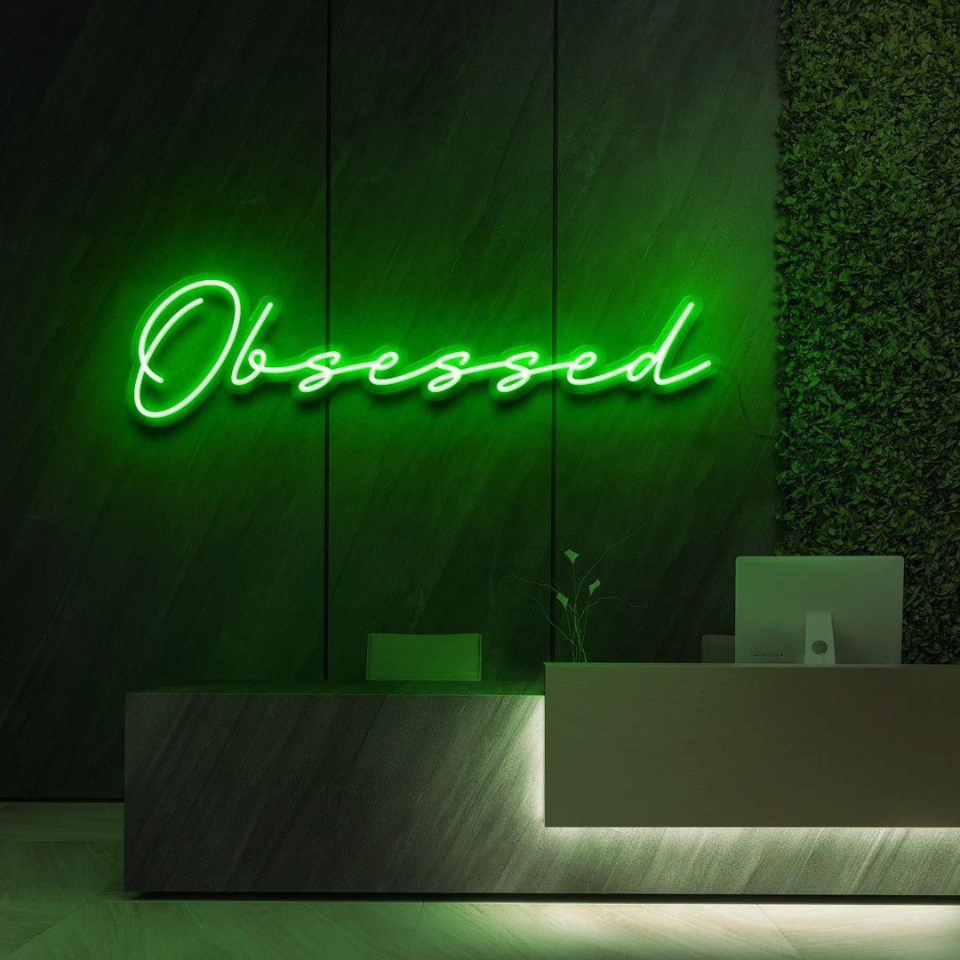 "Obsessed" Neon Sign for Beauty & Cosmetic Studios