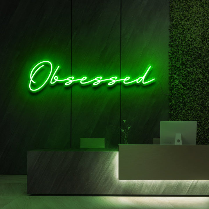 "Obsessed" Neon Sign for Beauty & Cosmetic Studios