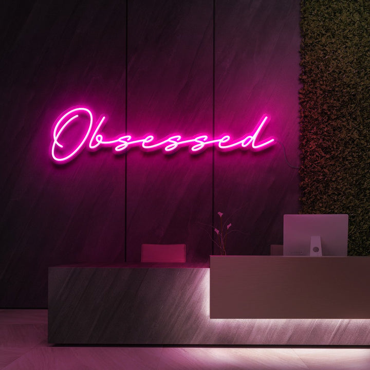 "Obsessed" Neon Sign for Beauty & Cosmetic Studios