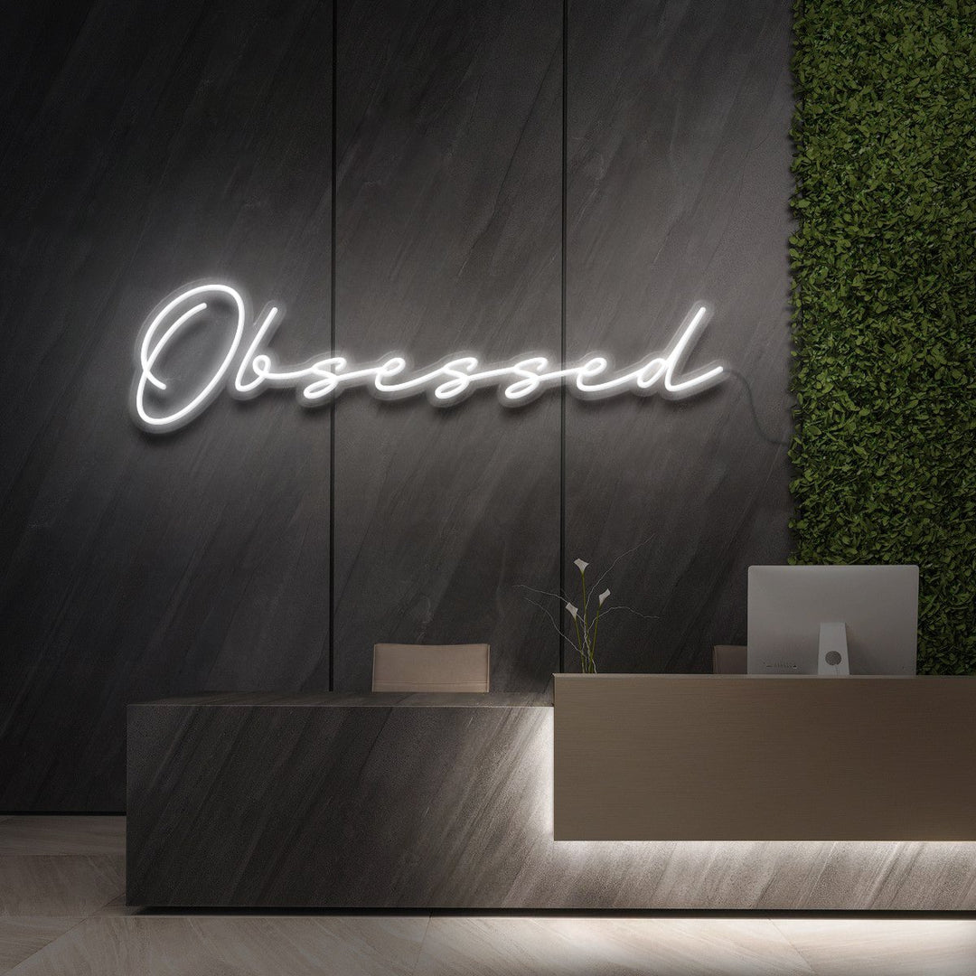 "Obsessed" Neon Sign for Beauty & Cosmetic Studios