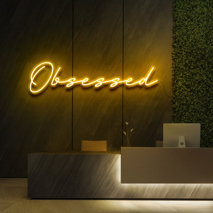 "Obsessed" Neon Sign for Beauty & Cosmetic Studios