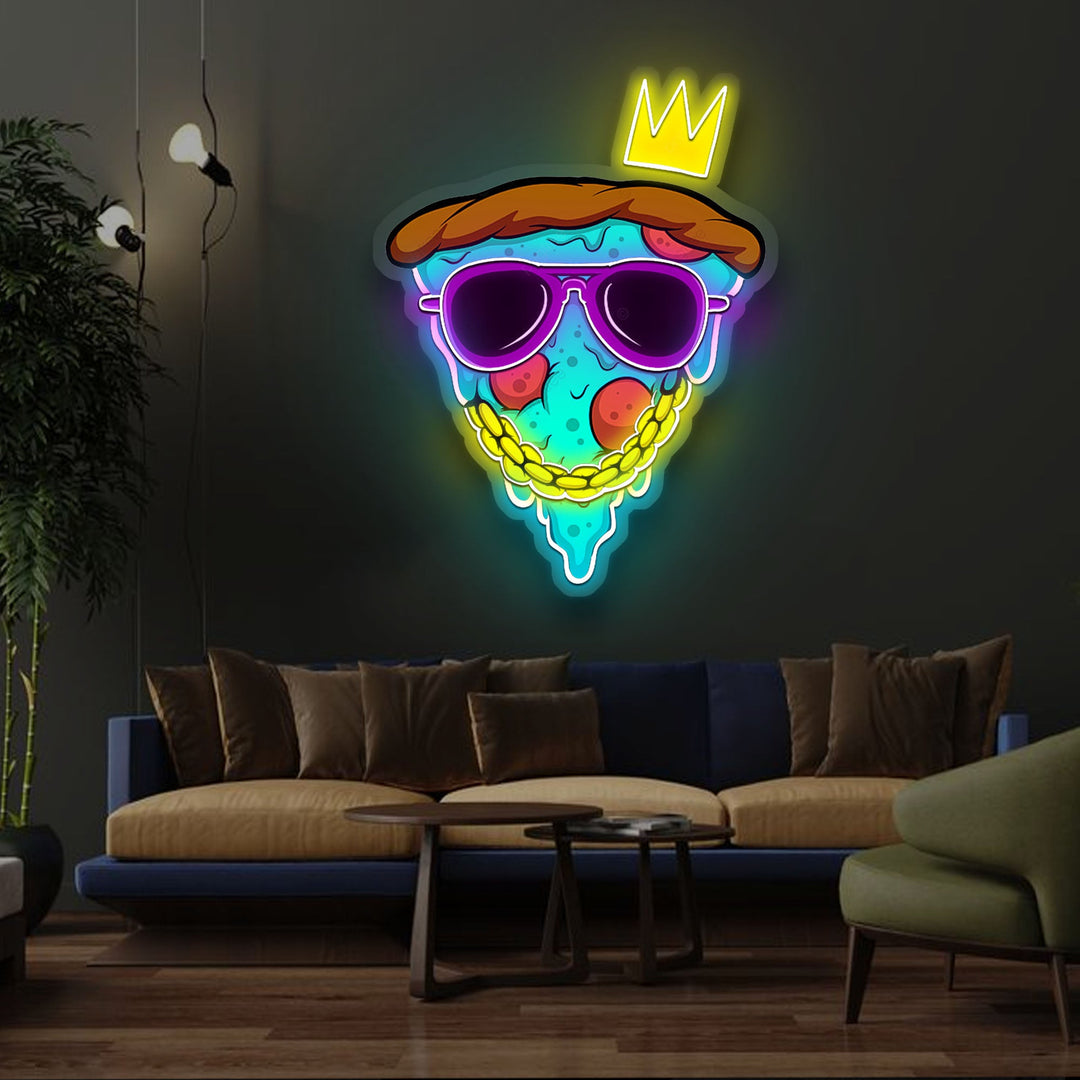 Pizza Swag Neon Sign x Acrylic Artwork