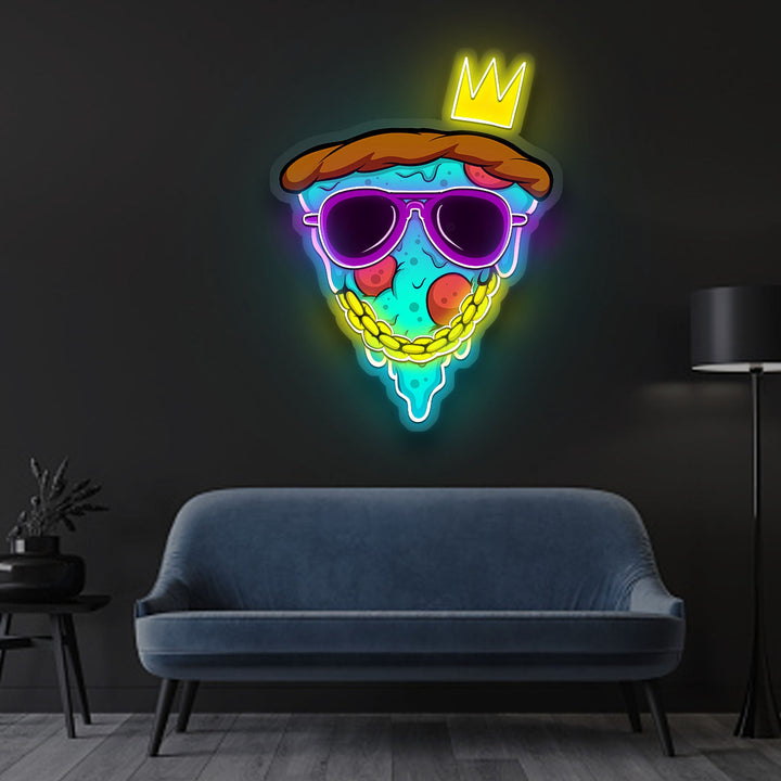 Pizza Swag Neon Sign x Acrylic Artwork