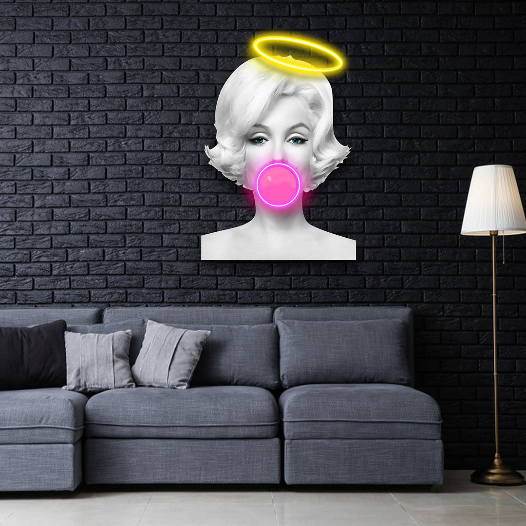 "Queen of The Cinema" Neon x Acrylic Artwork