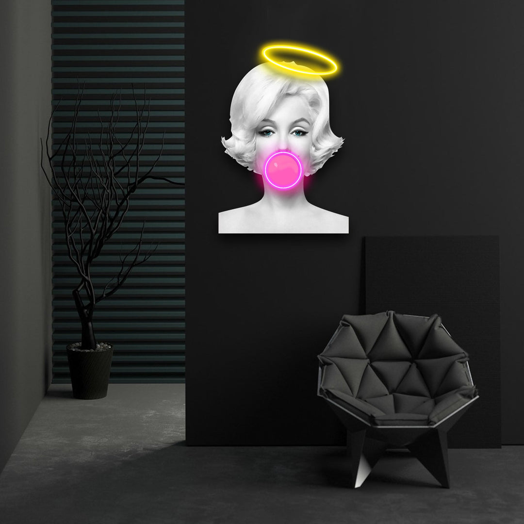 "Queen of The Cinema" Neon x Acrylic Artwork